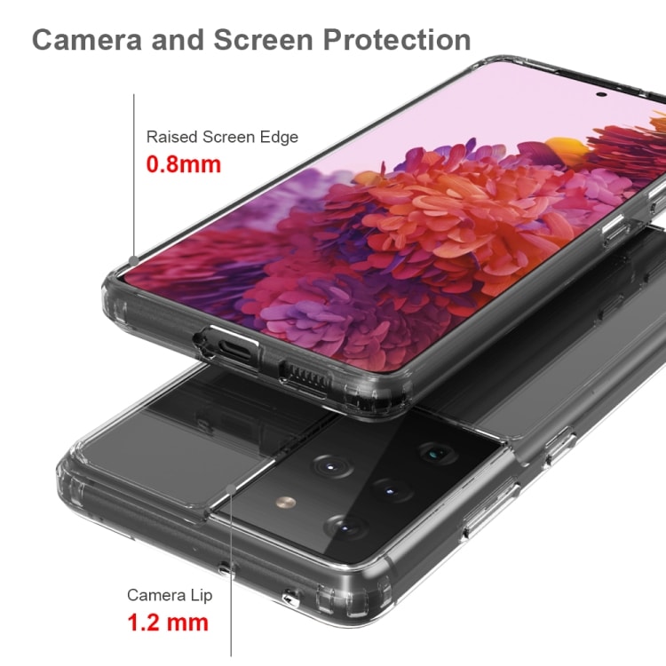 Transparent silikonskydd till Samsung Galaxy S21 Ultra 5G