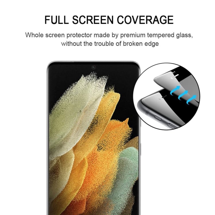 Curved Tempererat skärmskydd till Samsung Galaxy S21 Ultra