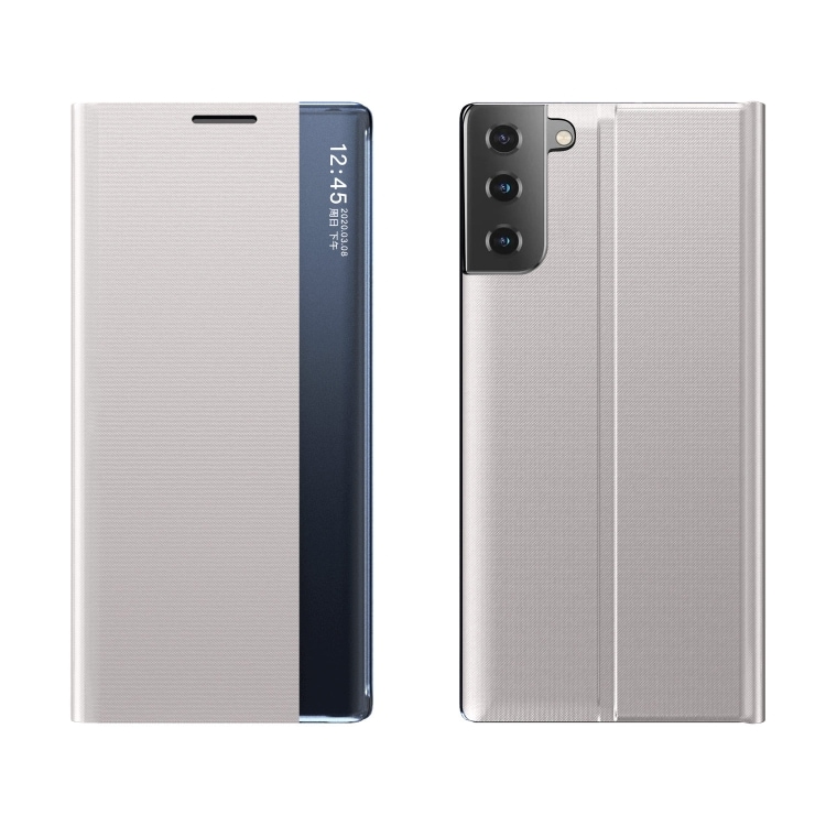 Magnetiskt flipcase till Samsung Galaxy S21+ 5G - Silver