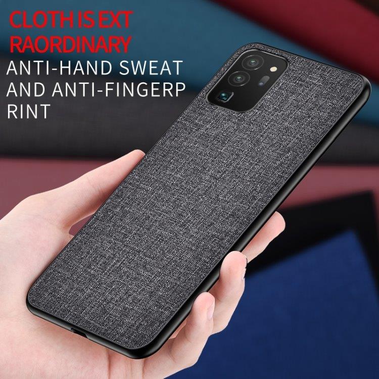Skyddskal med textil på utsidan till Samsung Galaxy S21 Ultra 5G - Svart