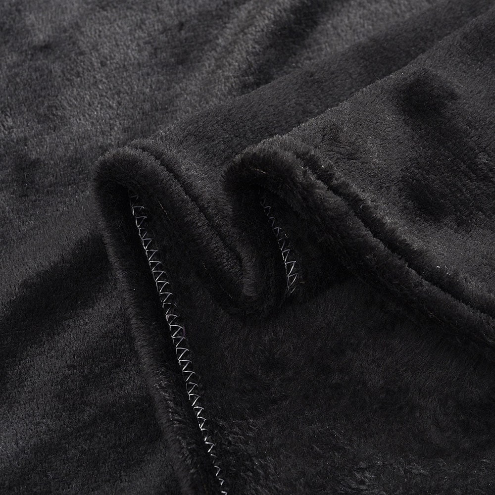 Filt i Microfiber 200x150cm - Svart
