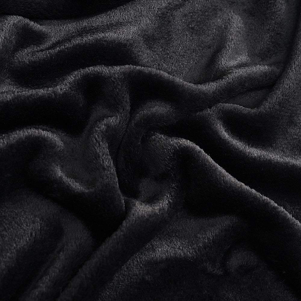 Filt i Microfiber 200x150cm - Svart