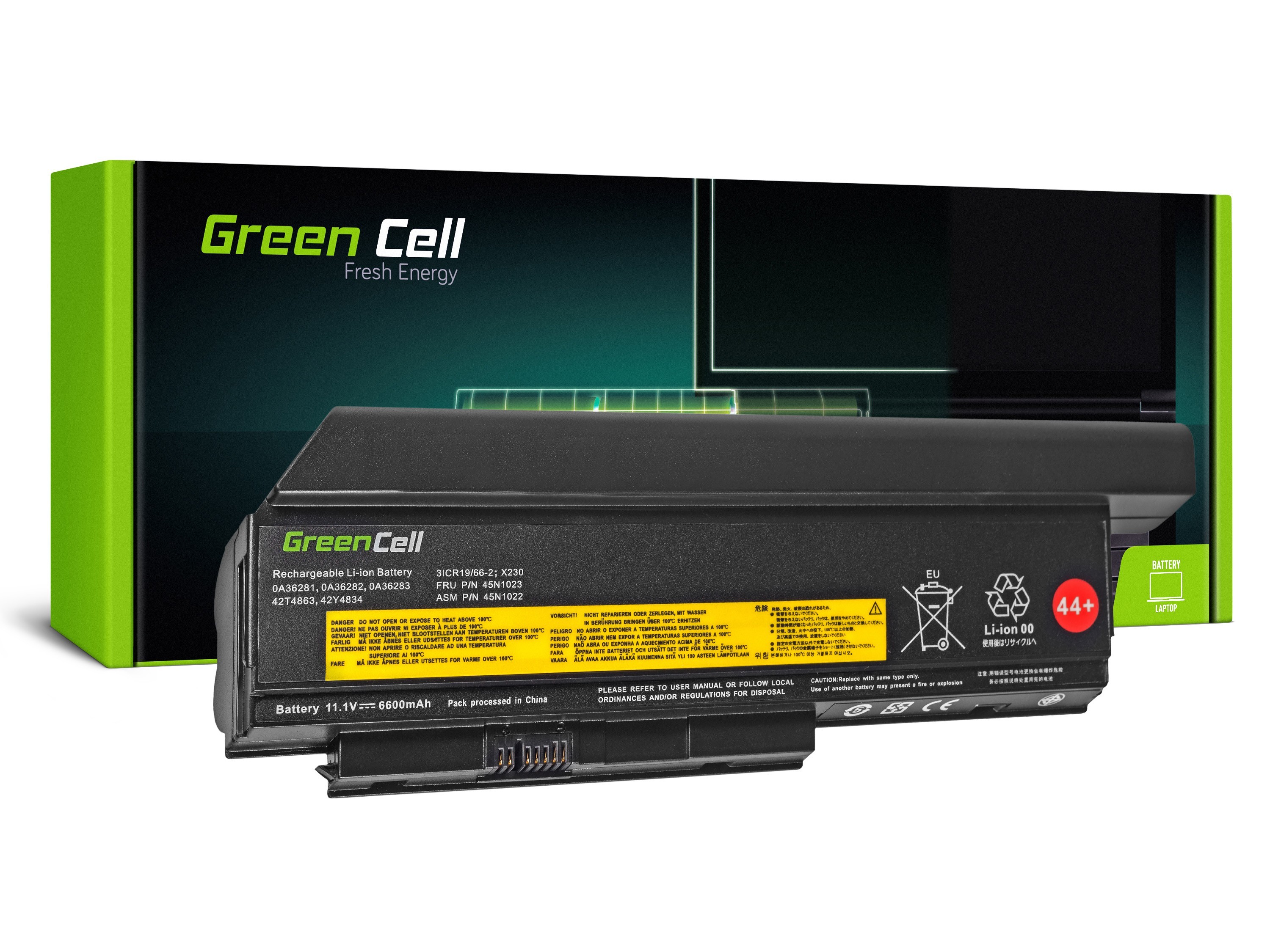 Green Cell laptop batteri till Lenovo ThinkPad X220 X230