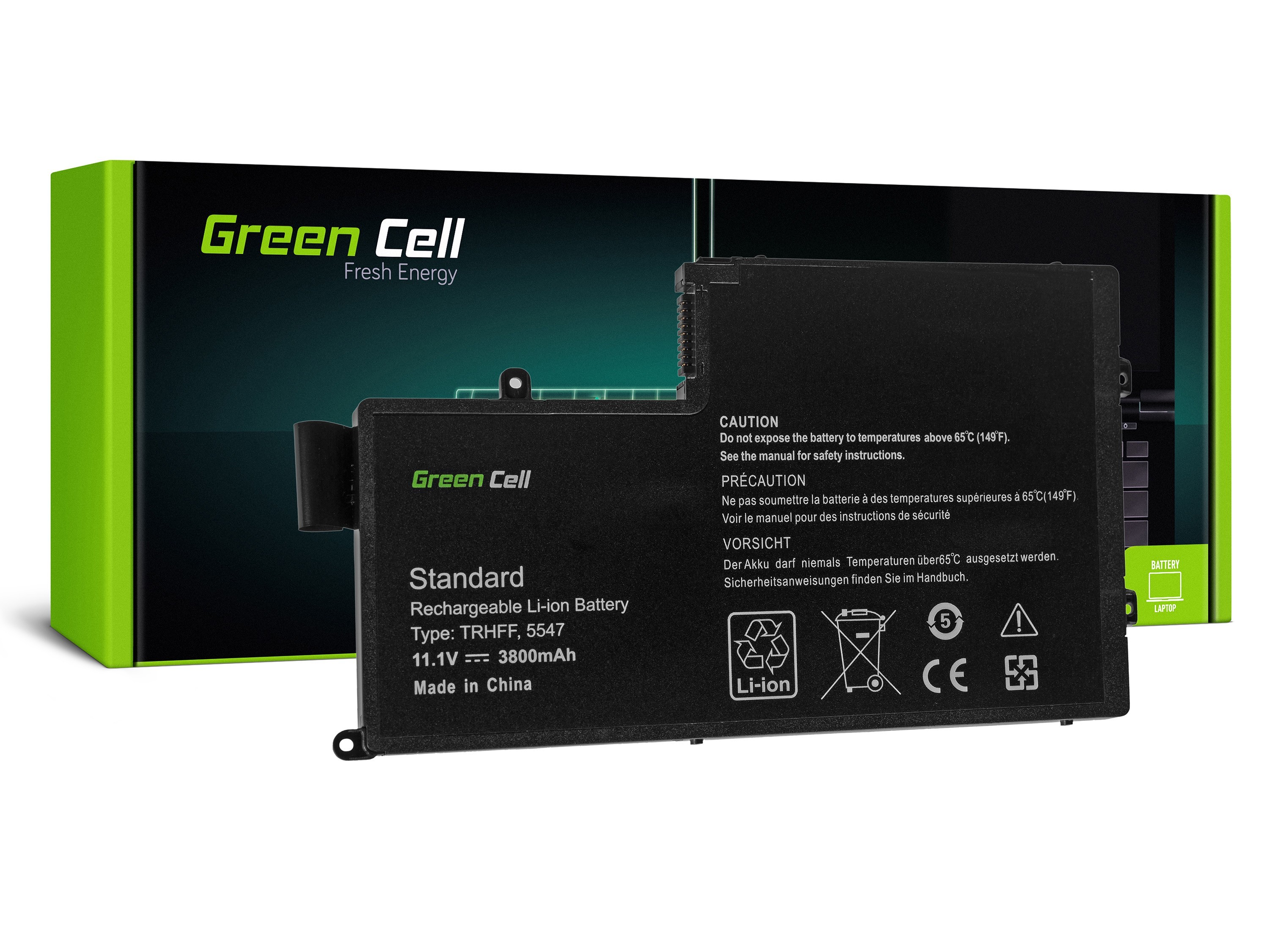 Green Cell laptop batteri till Dell Inspiron 15 5542 5543 5545 5547 5548