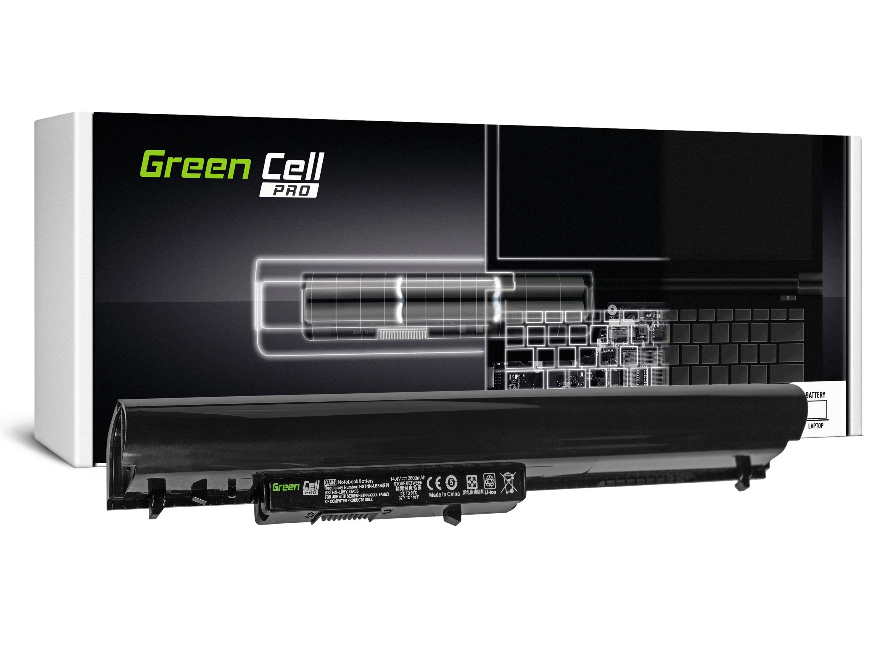 Green Cell PRO laptop batteri till HP HSTNN-LB5S 240 250 255 256 G2