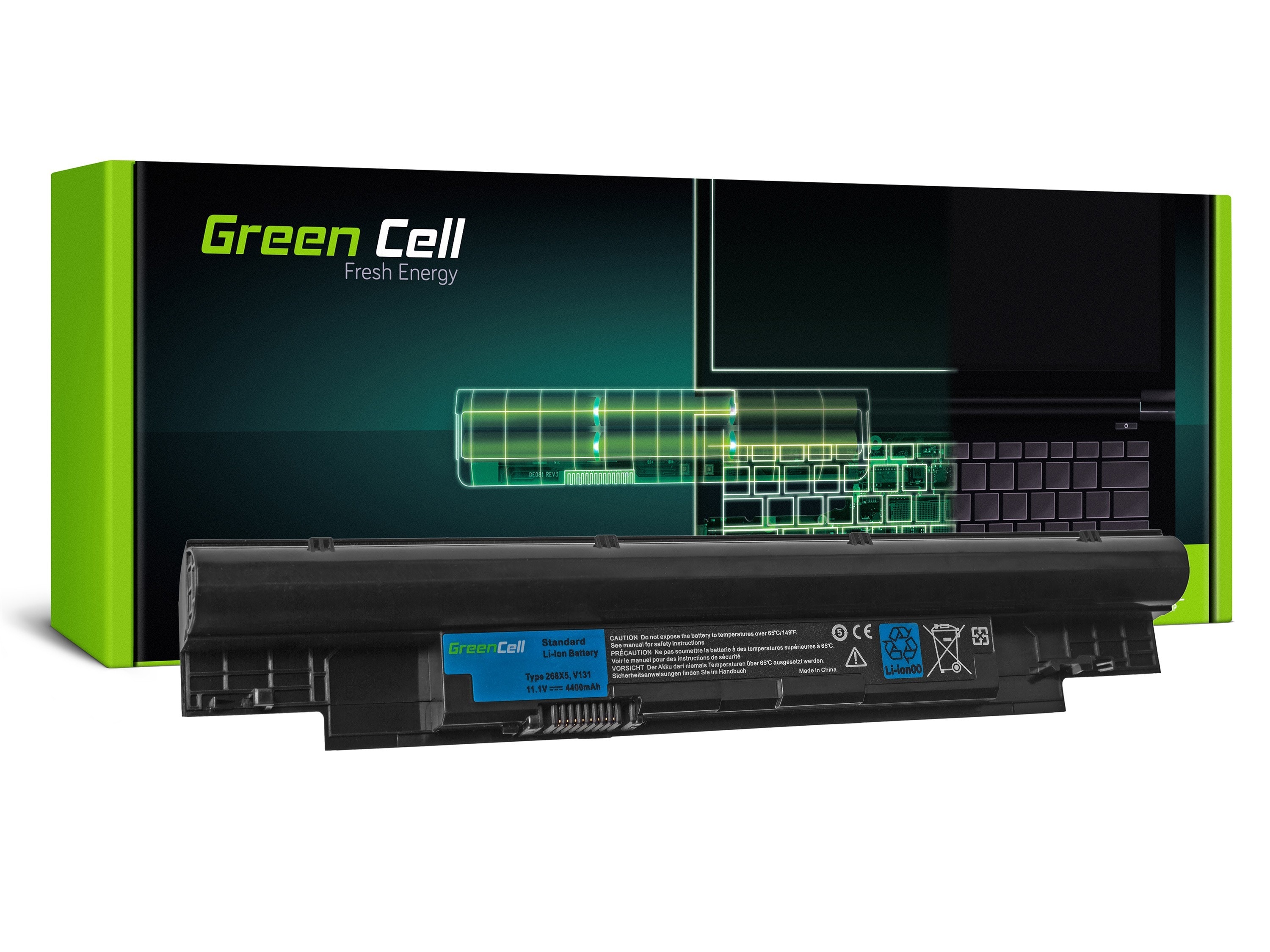 Green Cell laptop batteri till Dell Vostro V131 V131R V131D