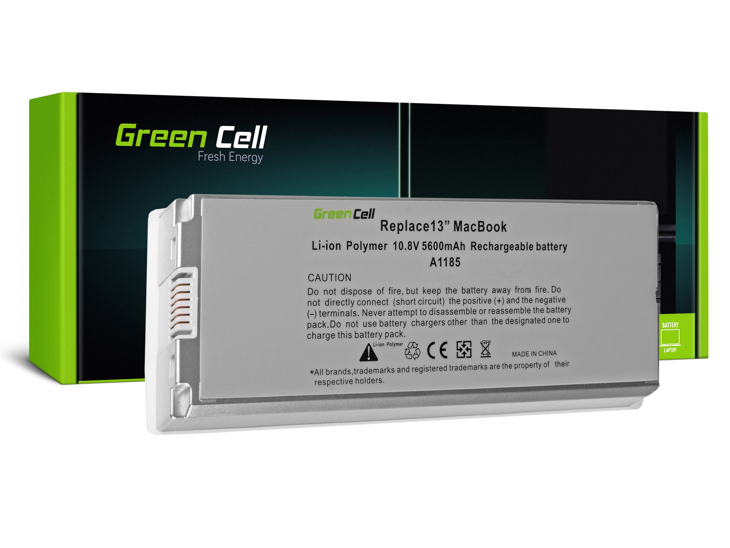 Green Cell laptop batteri till Apple Macbook 13 A1181 2006-2009