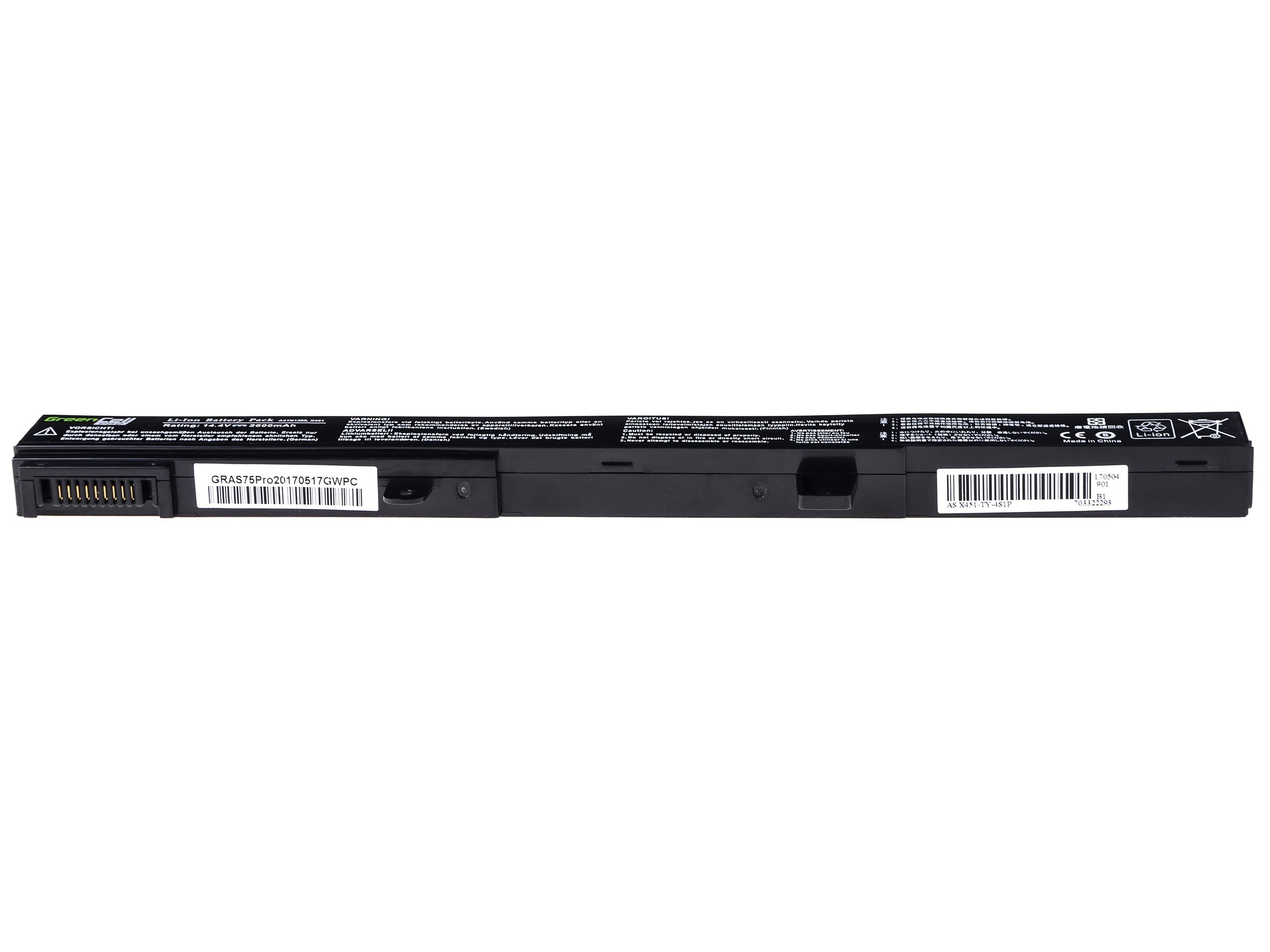 Green Cell PRO laptop batteri till Asus R508 R556 R509 X551
