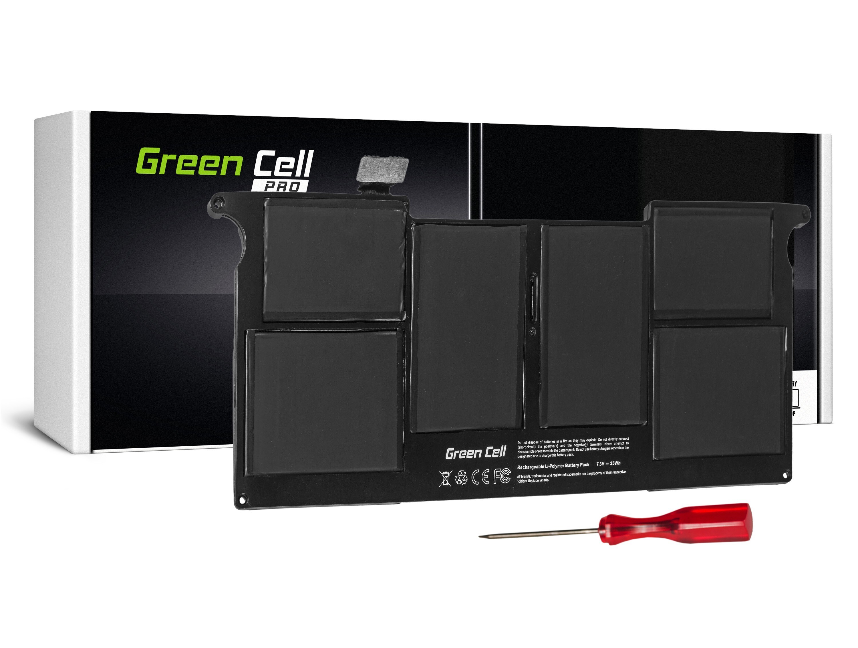 Green Cell PRO laptop batteri till Apple Macbook Air 11 A1370 A1465