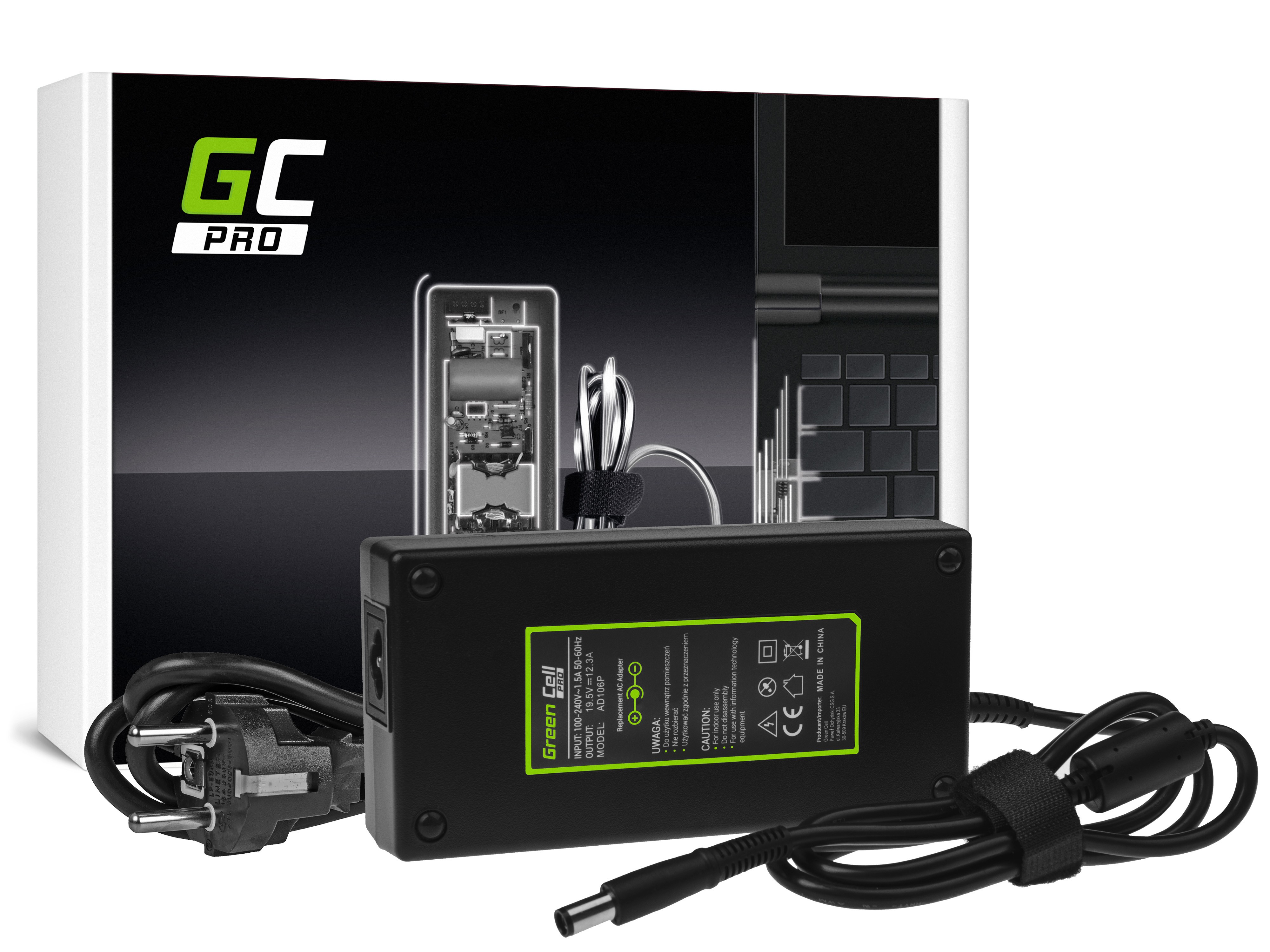 Green Cell PRO laddare / AC Adapter till Dell Precision 7510 7710 19.5V 12.3A 240