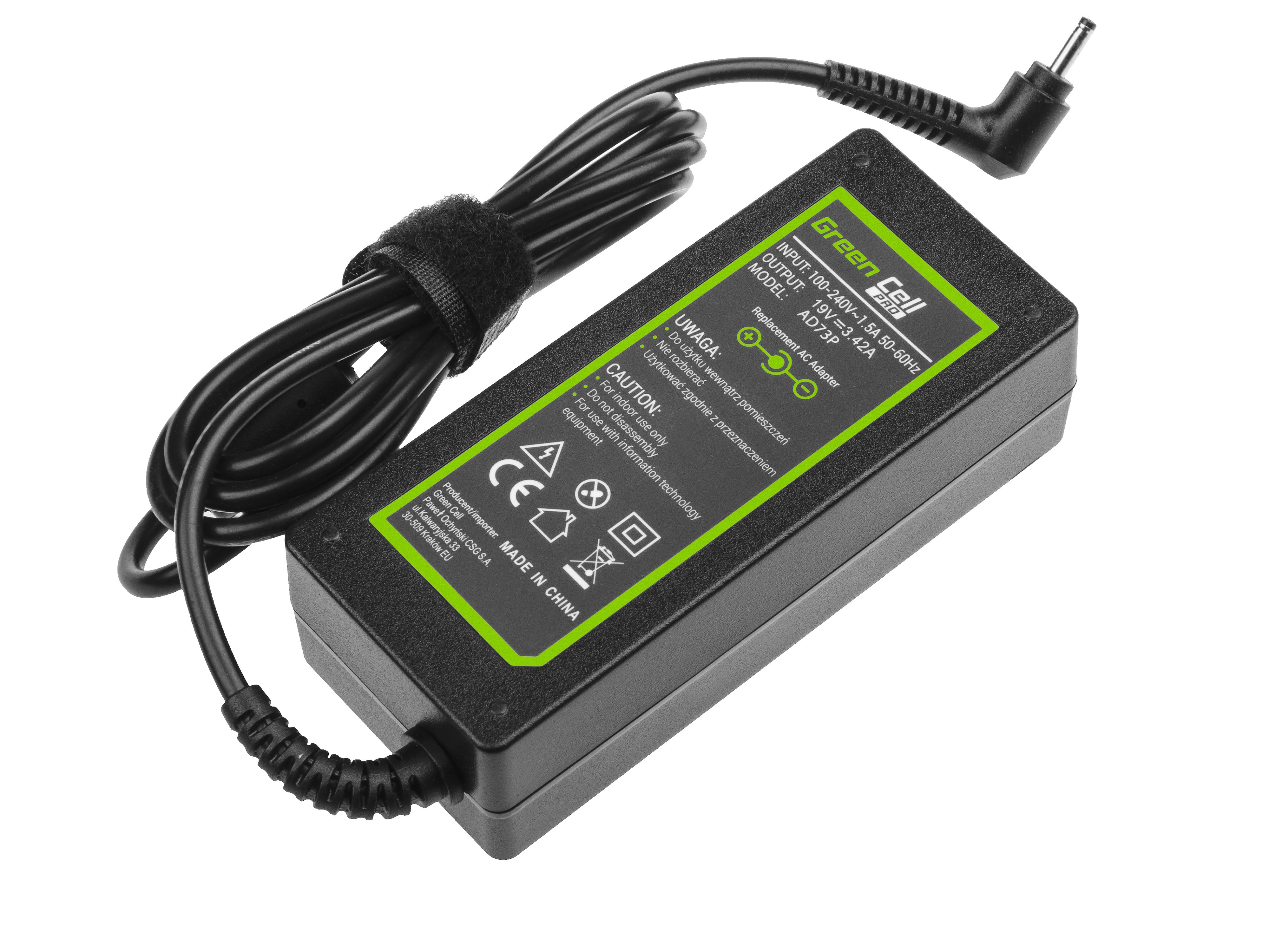 Green Cell PRO laddare / AC Adapter till Acer Aspire S7 S7-392 -19V 3.42A 65W