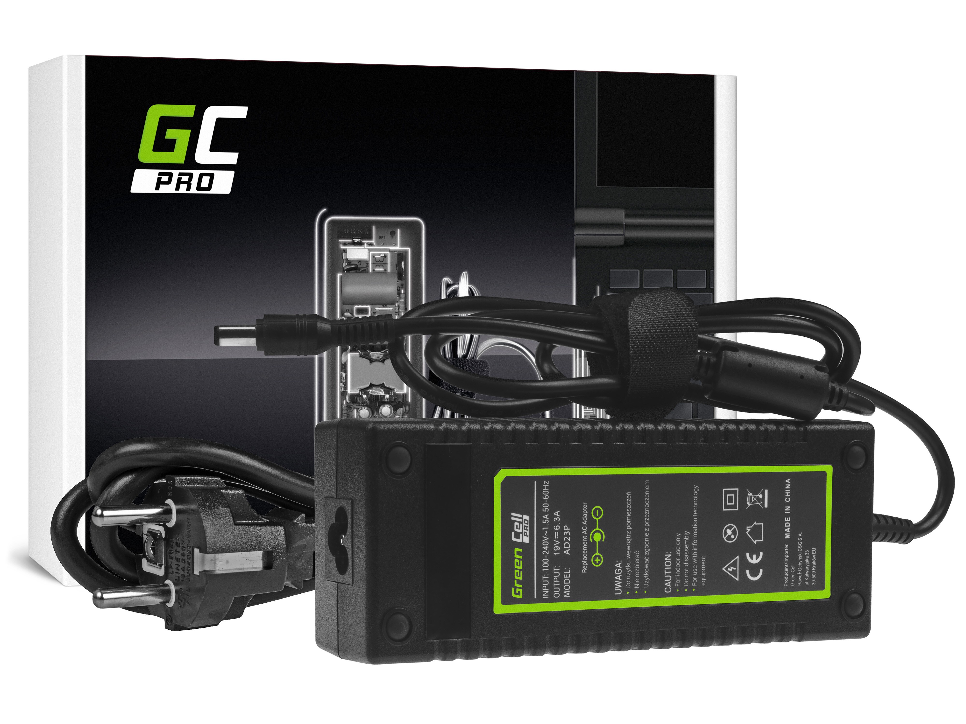 Green Cell PRO laddare / AC Adapter till Dell Inspiron 1200 1300 3200
