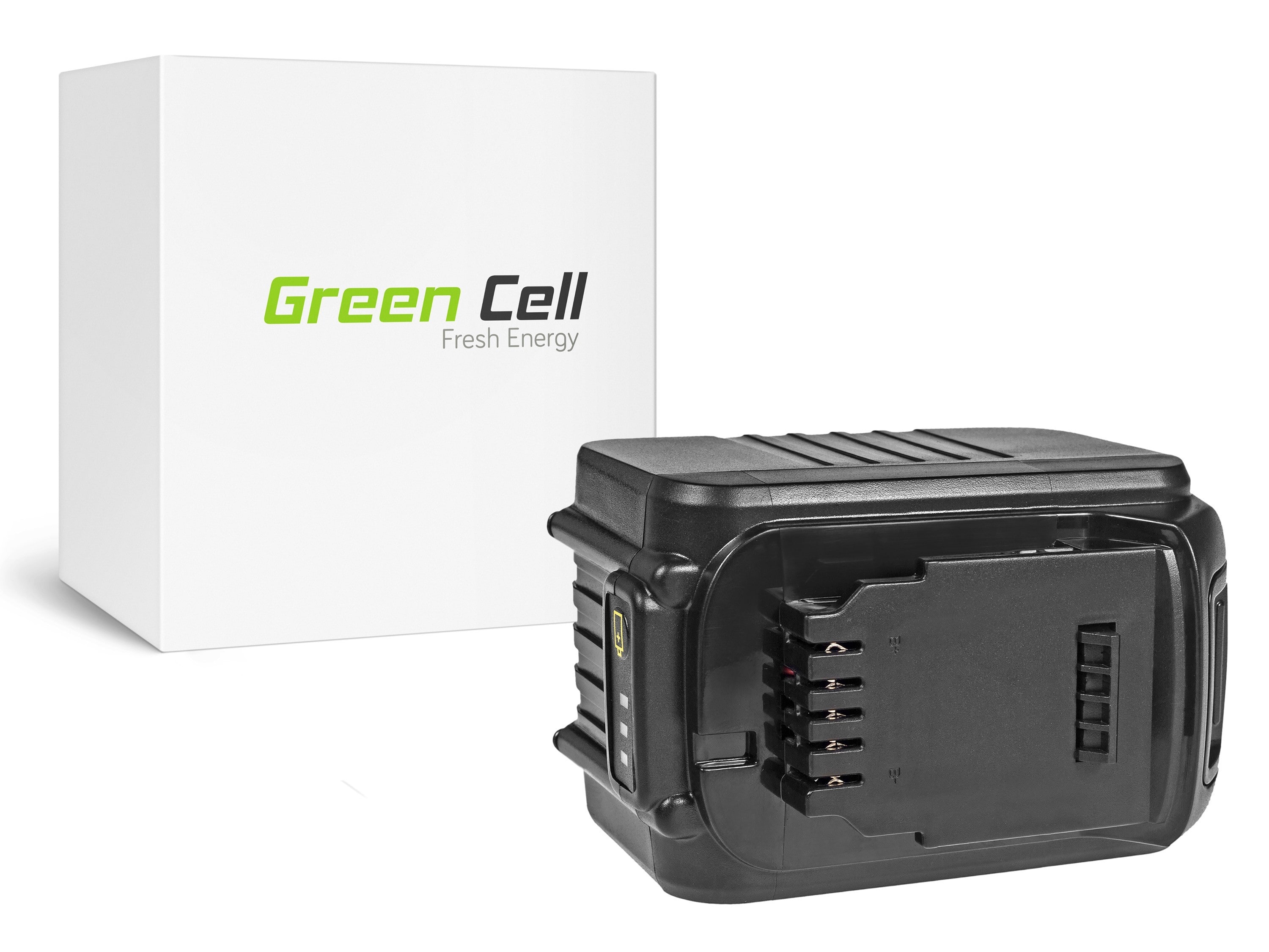 Green Cell verktygsbatteri Dewalt DCB184 DCB182 DCB180 18V 6Ah