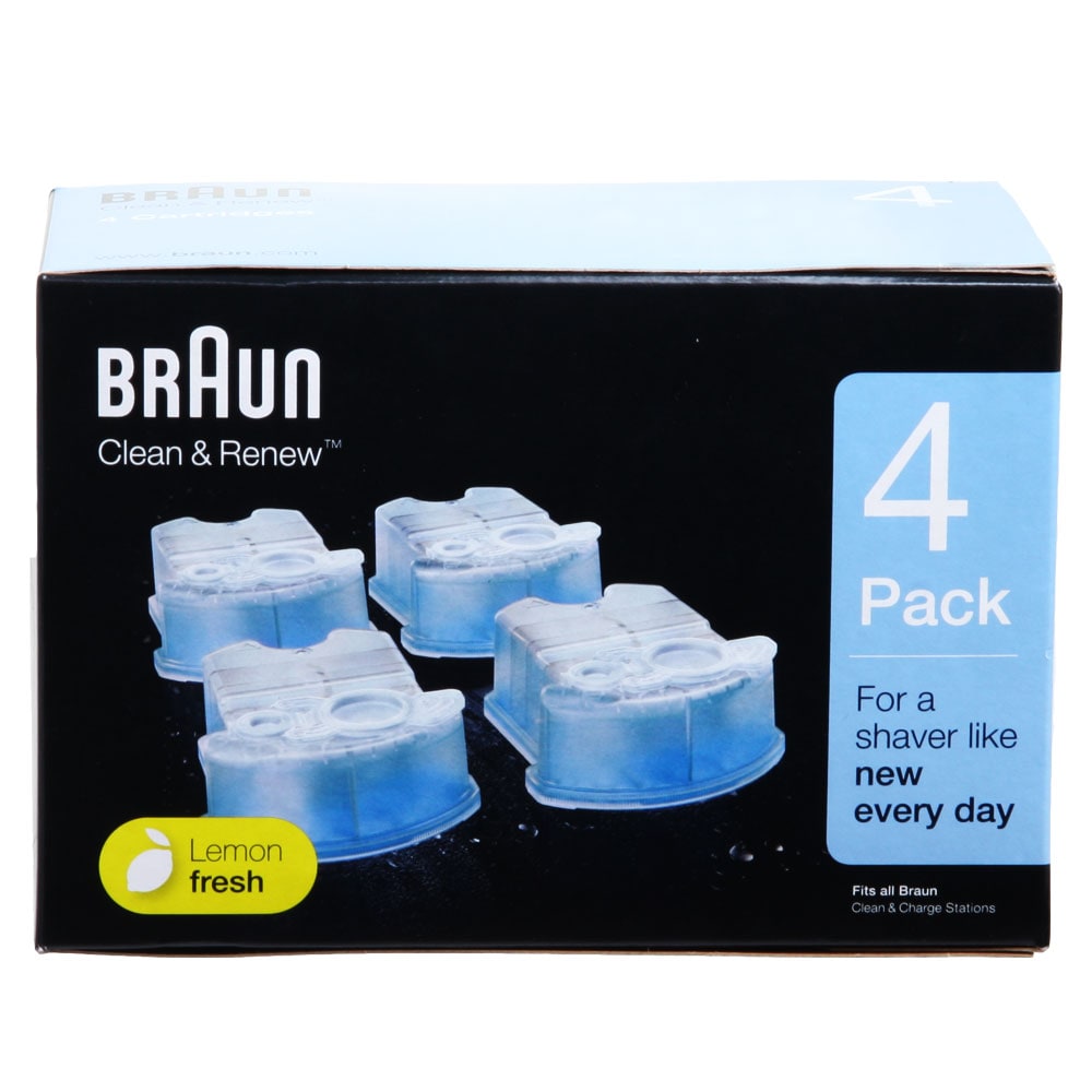 Braun CCR4 Rengöringspatroner 4-pack