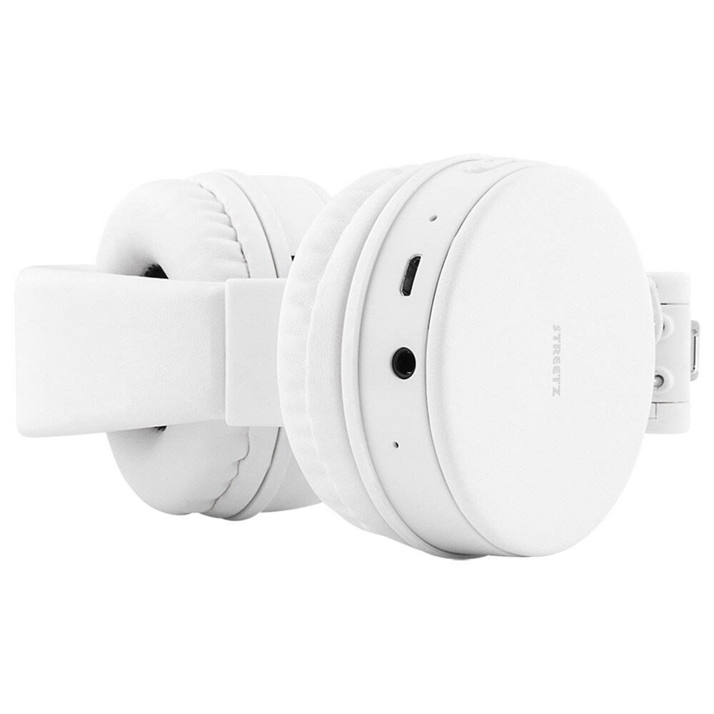 STREETZ Vikbart On-Ear Bluetooth Headset Vit