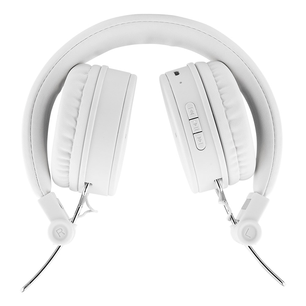 STREETZ Vikbart On-Ear Bluetooth Headset Vit