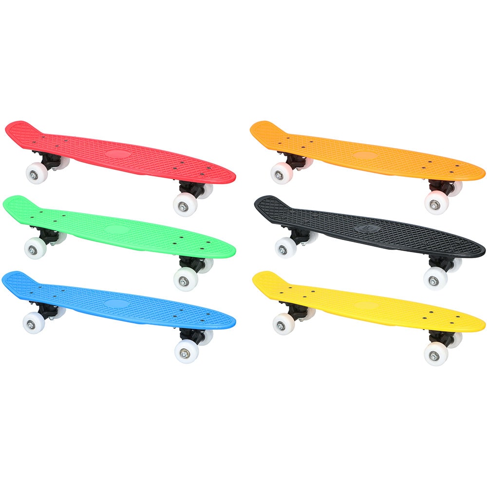 Liten skateboard 57,2 cm med kicktail för tricks och cruising