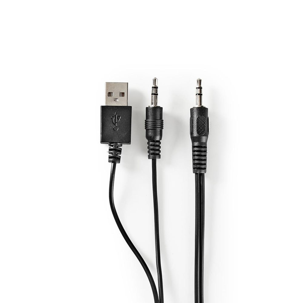 PC-högtalare 2.1 / datorhögtalare med subwoofer / USB-högtalare / högtalarsystem 33 W