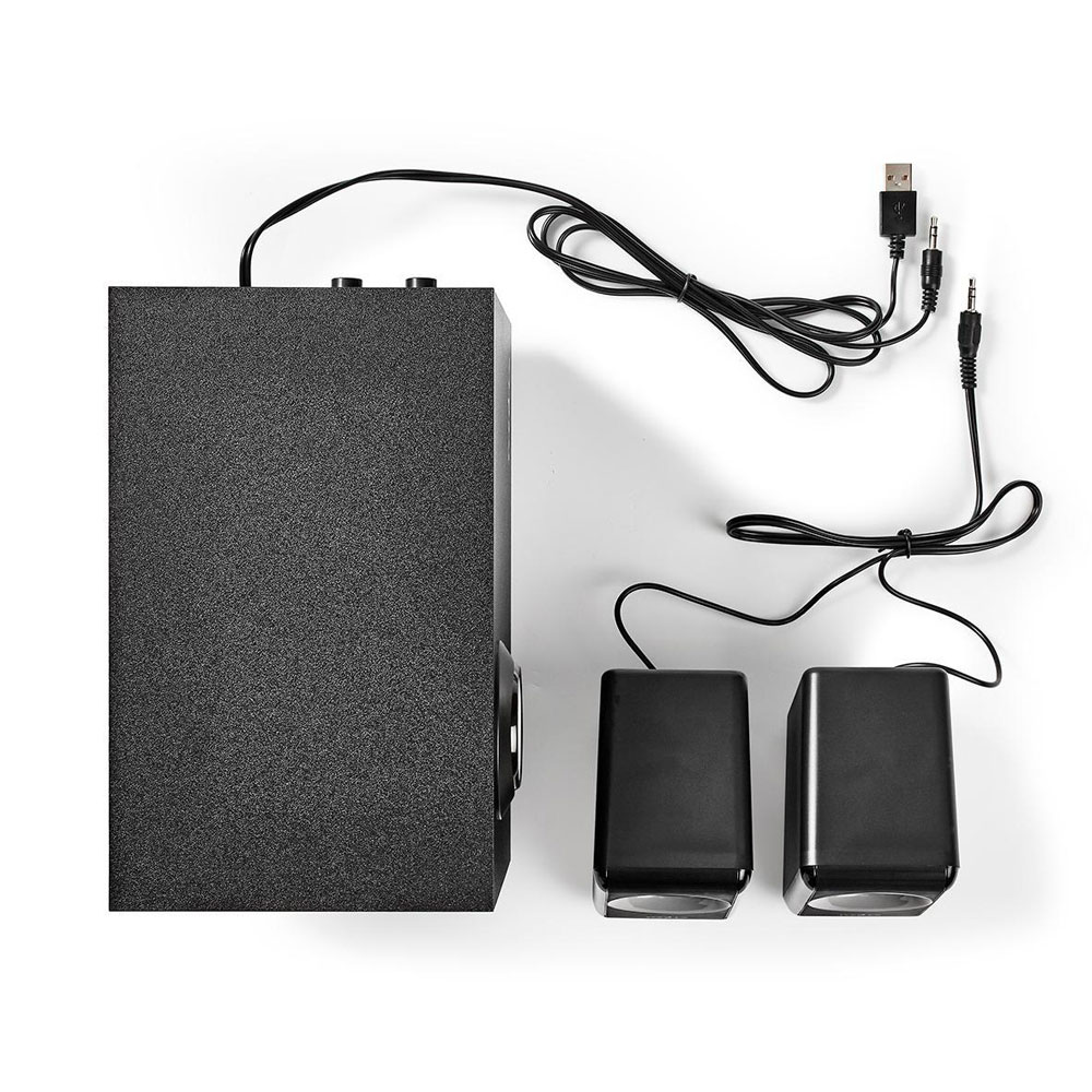 PC-högtalare 2.1 / datorhögtalare med subwoofer / USB-högtalare / högtalarsystem 33 W
