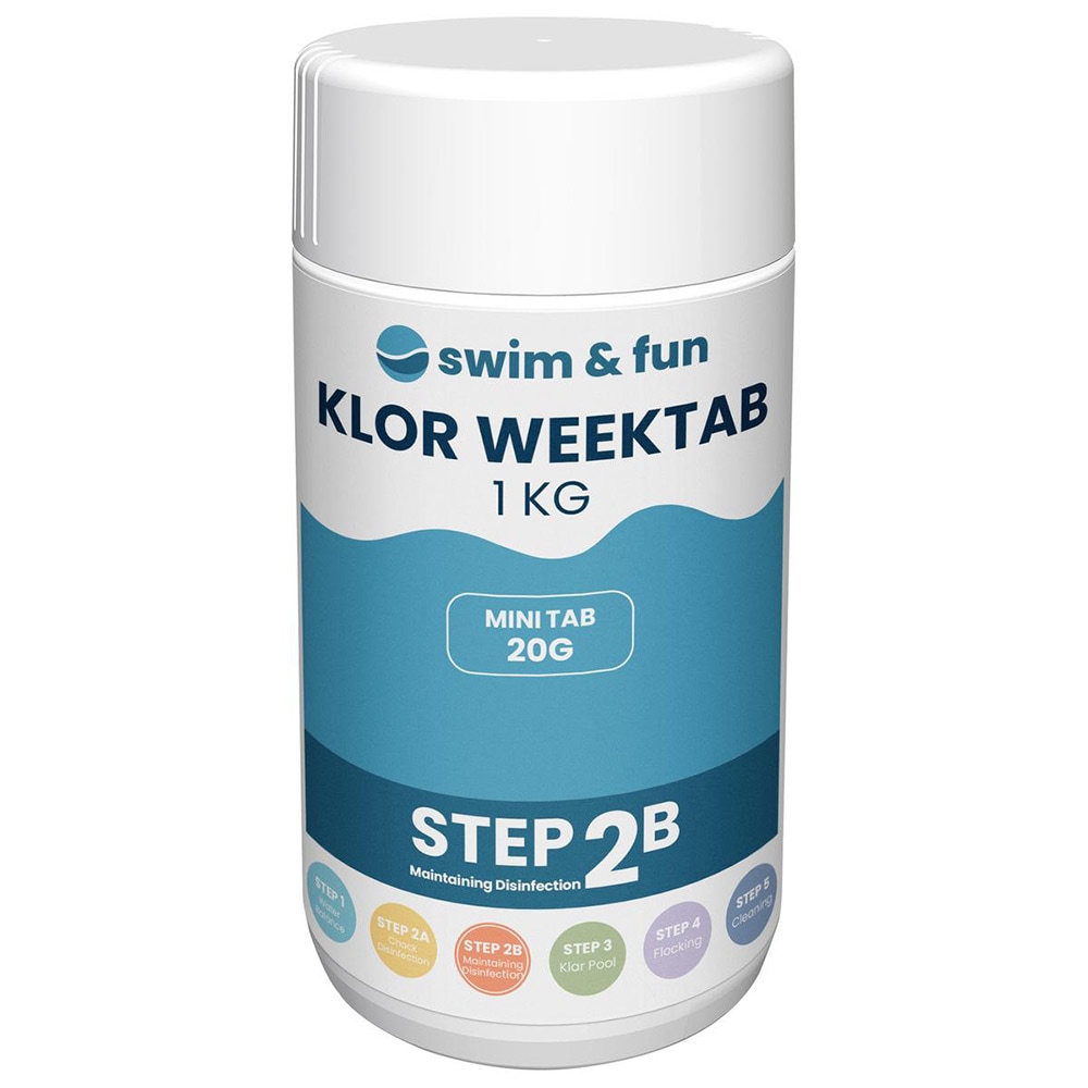 Swim & Fun Klor Week Tab 20 gr 1 kg