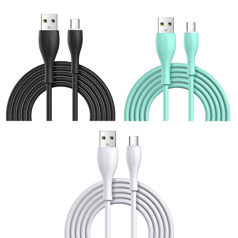 3A USB till USB-C - 2m, grön