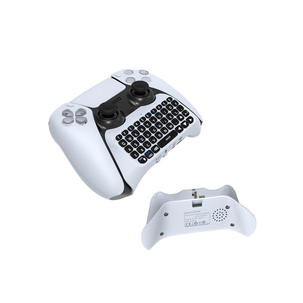 Tangentbord till PS5-handkontroll med Bluetooth och inbyggd högtalare