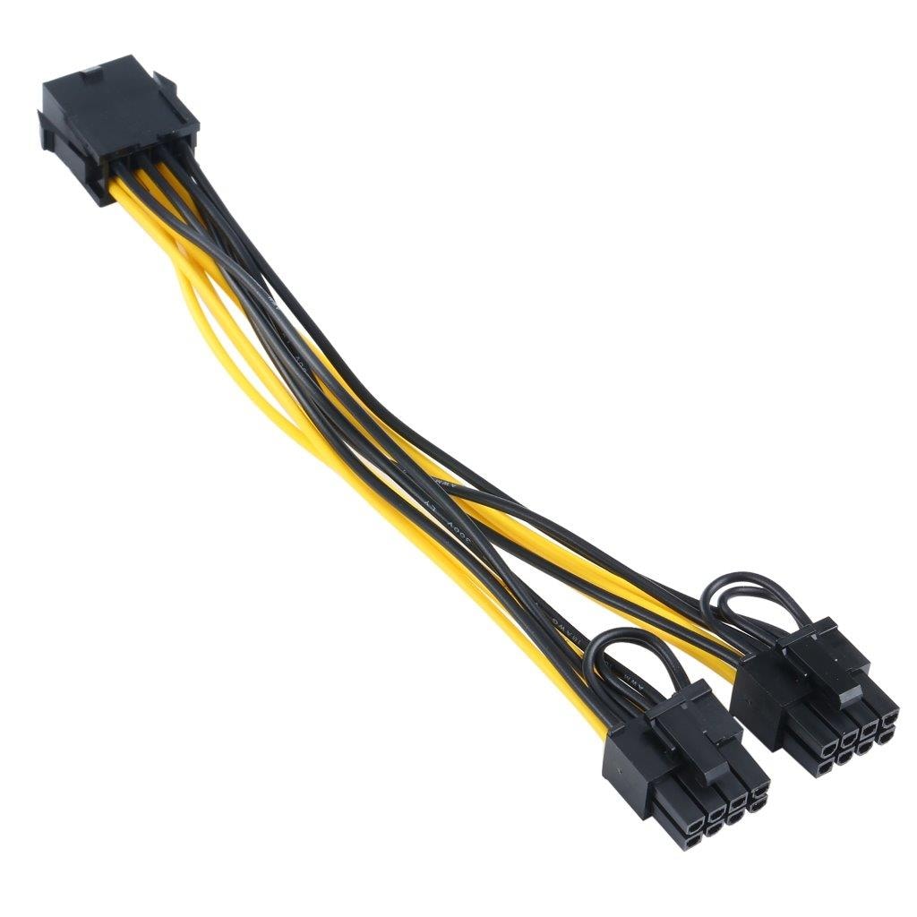 PCI-E 8 Pin till 2x PCI-E 8 Pin Strömkabel