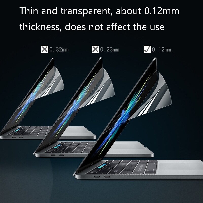 0.12mm 4H skärmskydd till MacBook Pro 13.3 inch A1708 / A1706 / A1989 / A2159