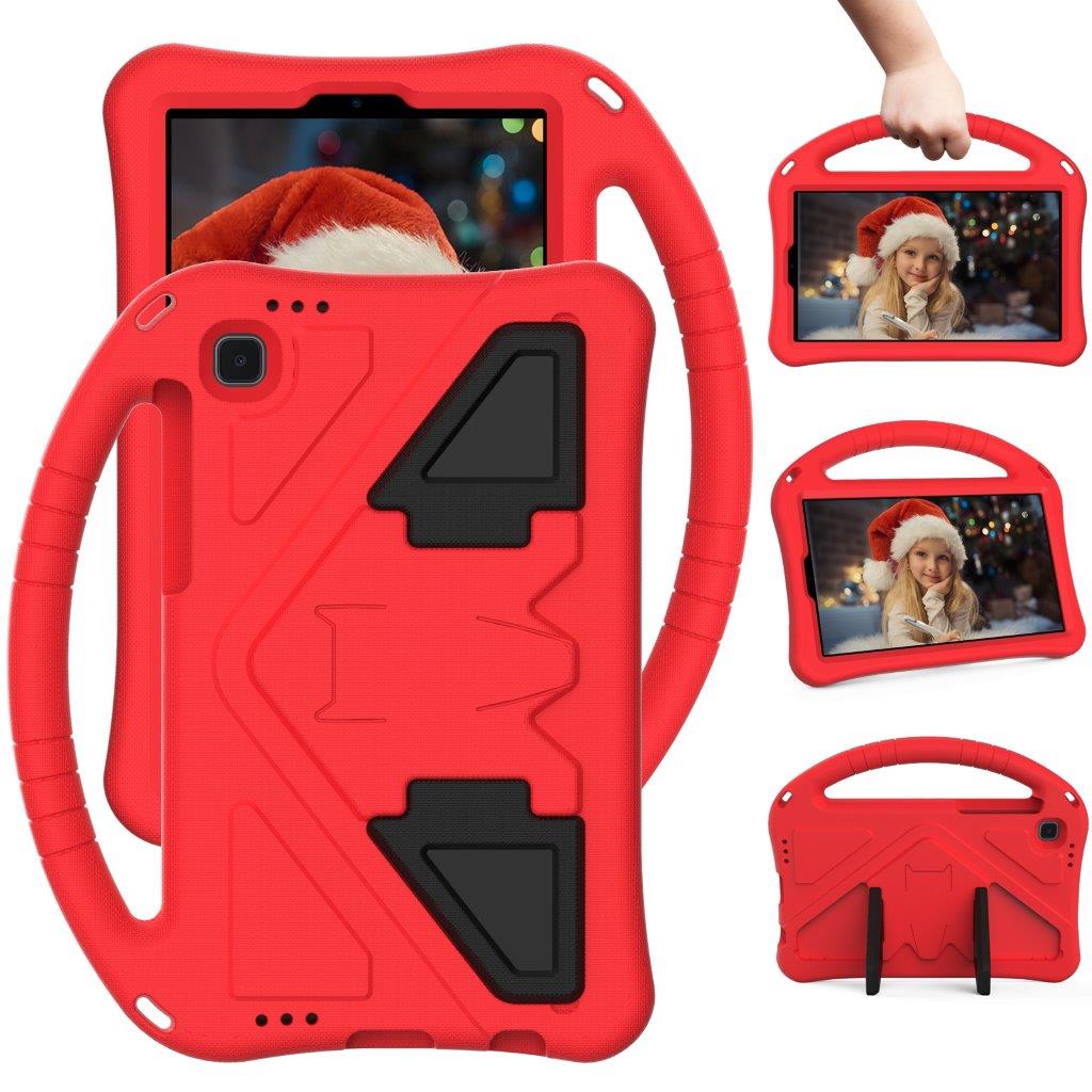 Fodral med handtag och ställ till Samsung Galaxy Tab A7 Lite 8.7(2021) - Röd