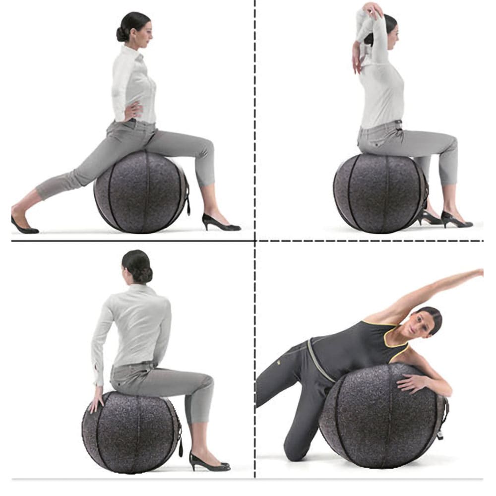 Yogaball 65 cm / pilatesball / treningsball for balanse- og styrketrening / balanseball