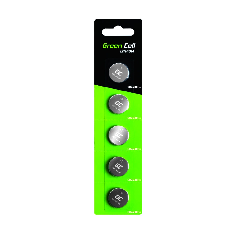 Green Cell CR2430 Knappcellsbatterier 5-pack
