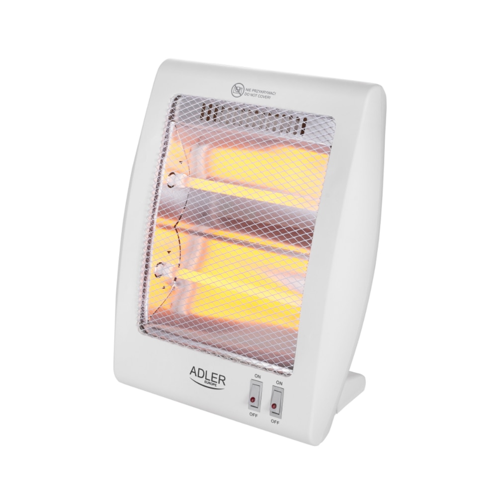 Värmefläkt quartz 400/800W med tippskydd