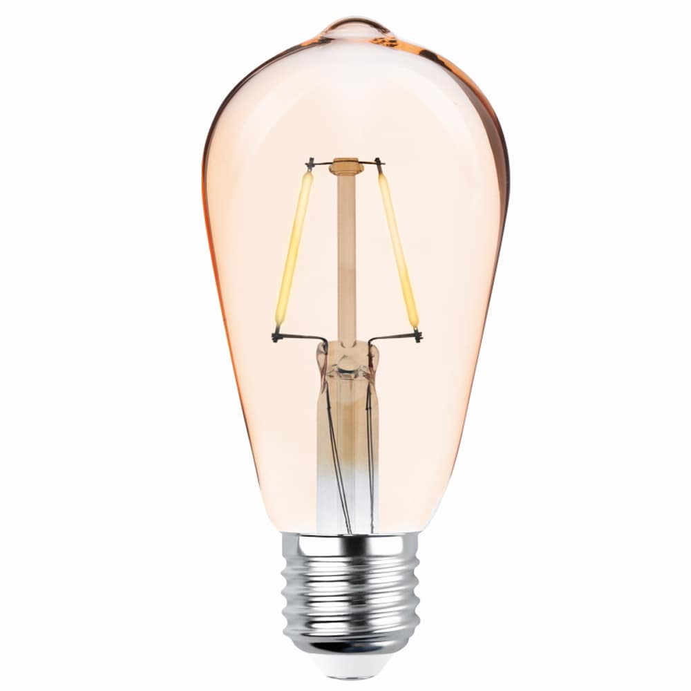 Forever LED-lampa E27 ST64 4W 2200K 400lm Guld