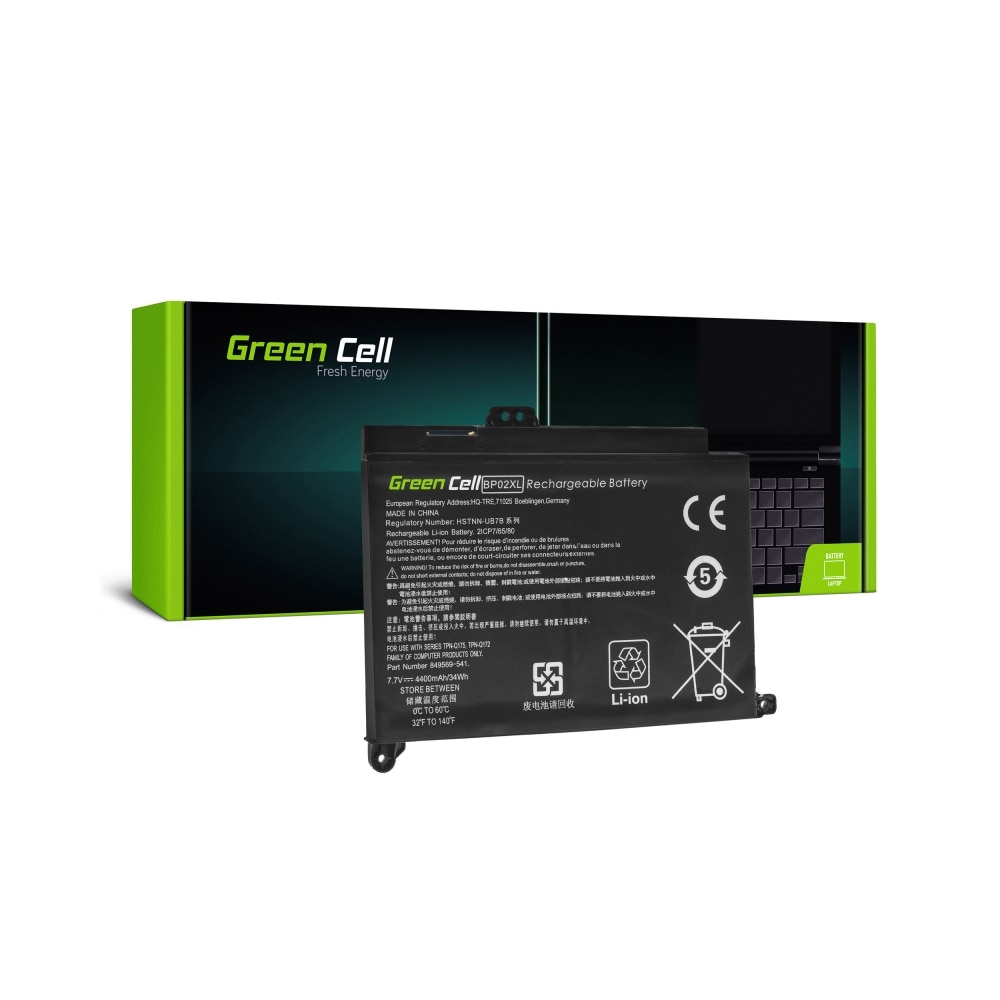 Green Cell batteri BP02XL till HP Pavilion