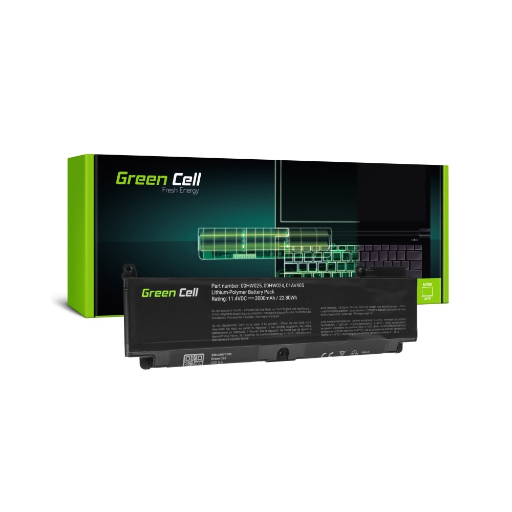 Green Cell Batteri till Lenovo ThinkPad T460s & T470s
