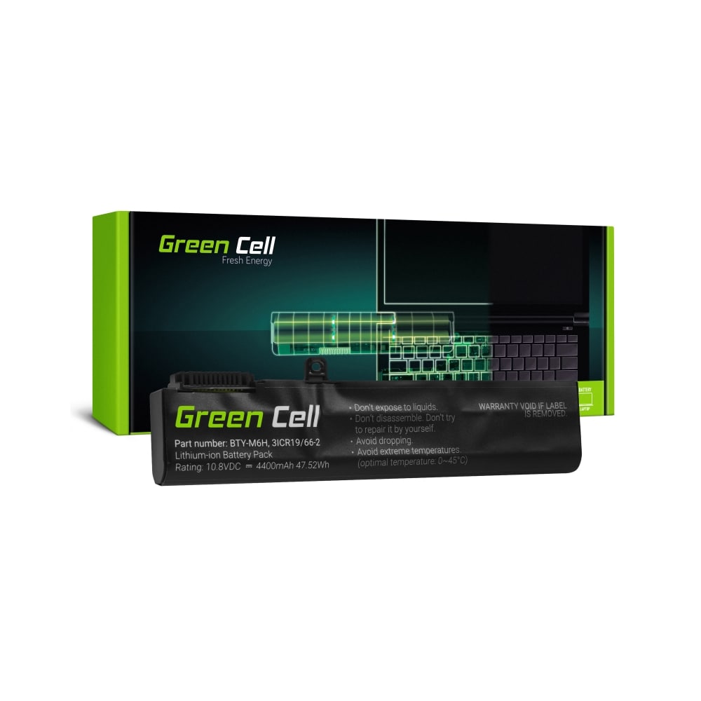 Green Cell Batteri BTY-M6H till MSI