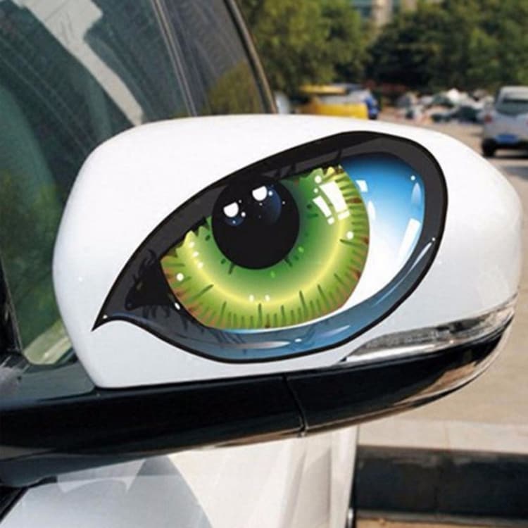 Backspegel Sticker Drömmiga ögon