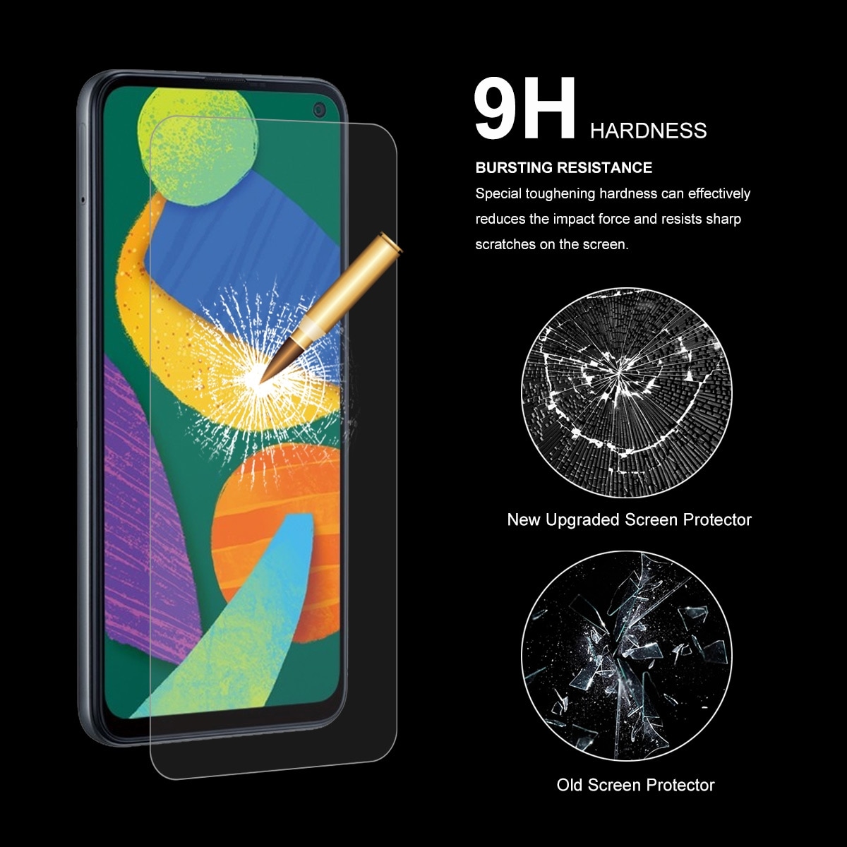 Skärmskydd i härdat glas till Samsung Galaxy F52 5G / G62 / M62