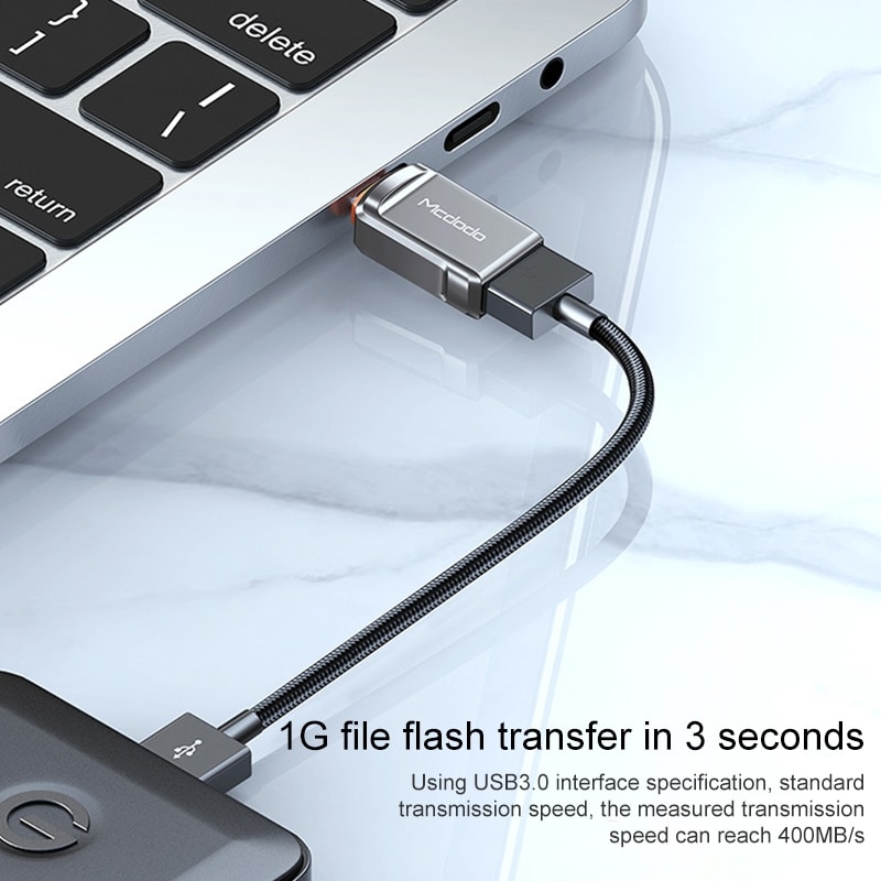 Adapter USB 3.0-hona till hane med USB-C