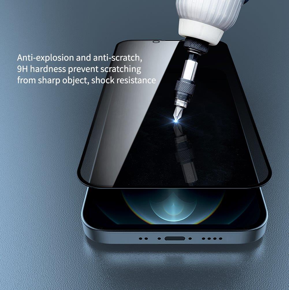 Fullskärmsskydd med härdat och dämpat glas till iPhone 13 / 13 Pro