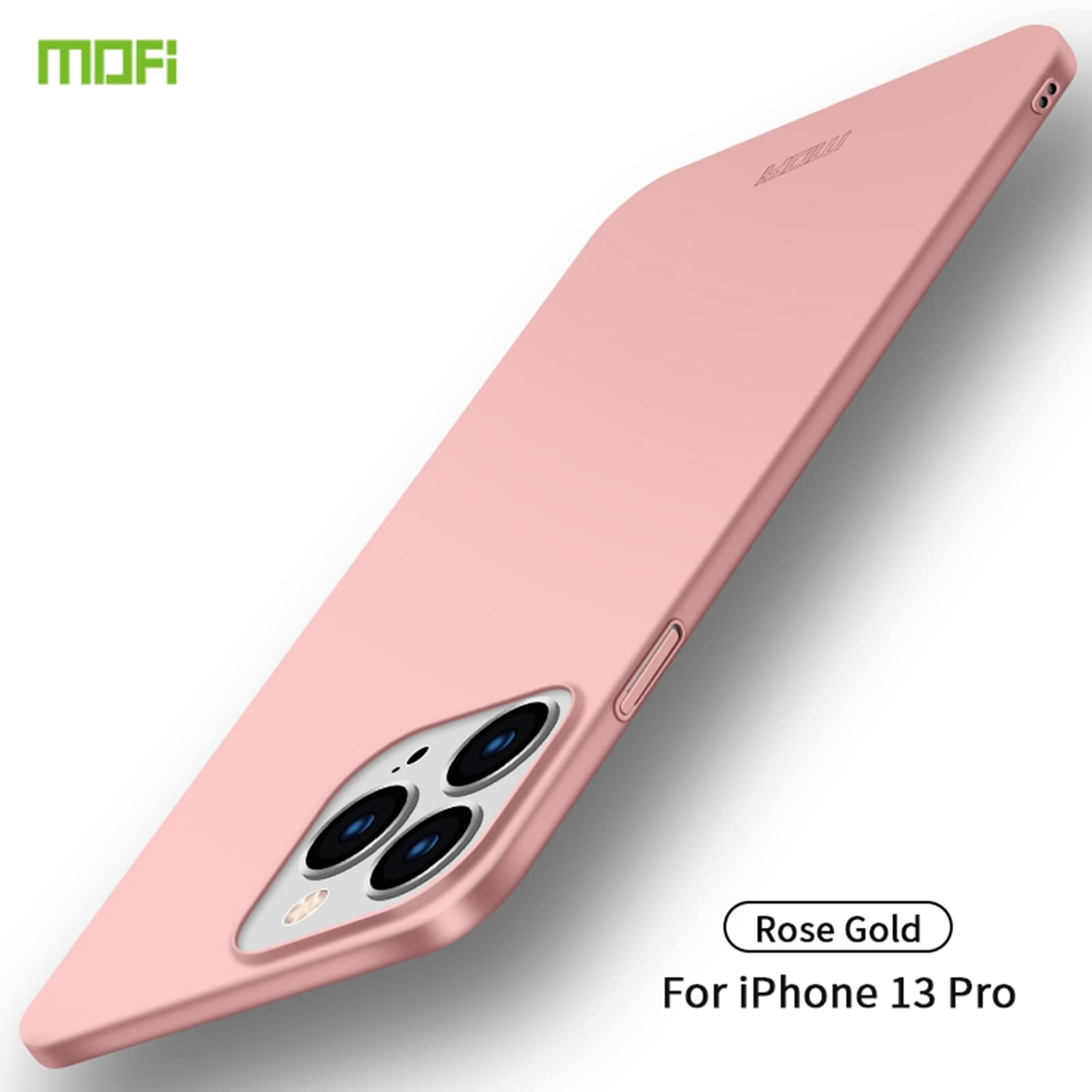 Ultratunnt MOFI-skal till iPhone 13 Pro - Roséguld