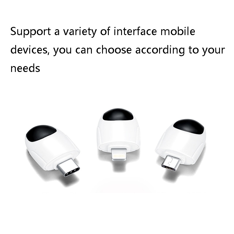 Infrafröd huvudsändare med fjärrkontroll till mobiltelefonen - Micro USB
