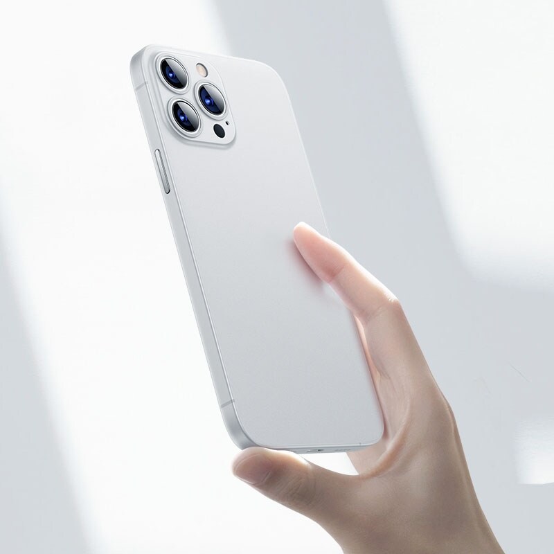 Ultratunt och stötsäkert mobilskal till iPhone 13 Pro Max - Vit