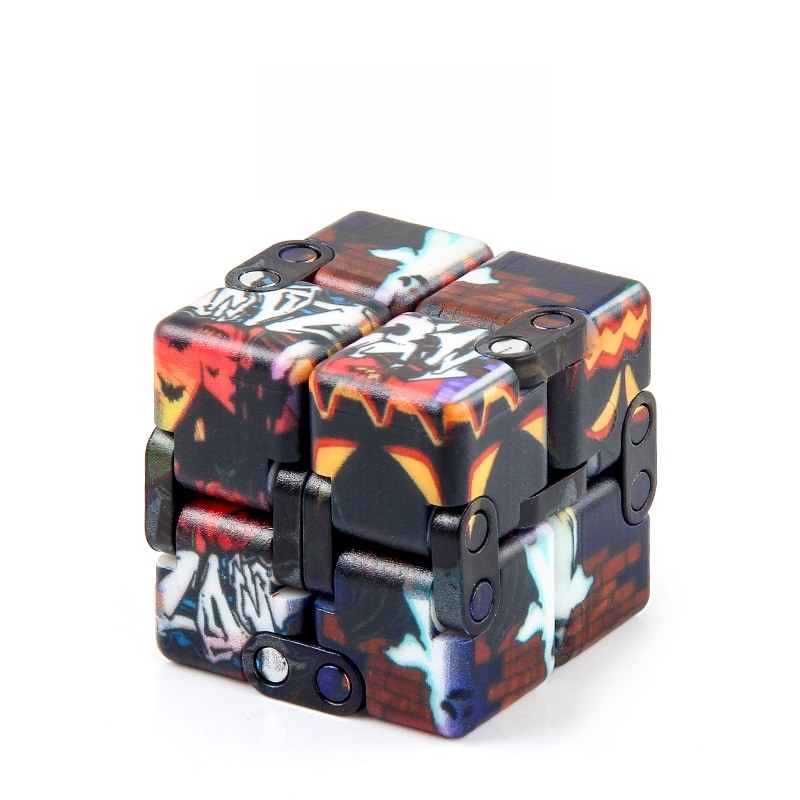 Magic Fidget Cube - Halloween Svart