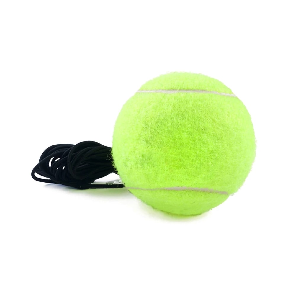 Tennistränare med snöre och boll