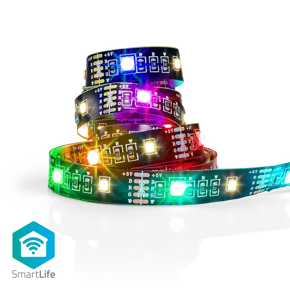 Nedis SmartLife LED Strip RGB/Vit Bluetooth 2 meter