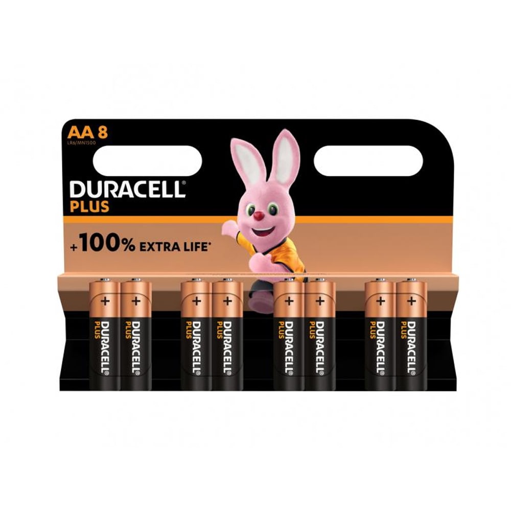 Duracell Plus Extra Life MN1500/LR06 Mignon AA 8-pack