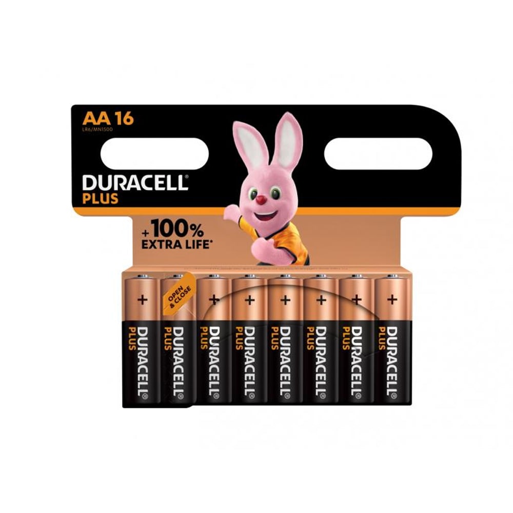Duracell Plus Extra Life MN1500/LR06 Mignon AA 16-pack