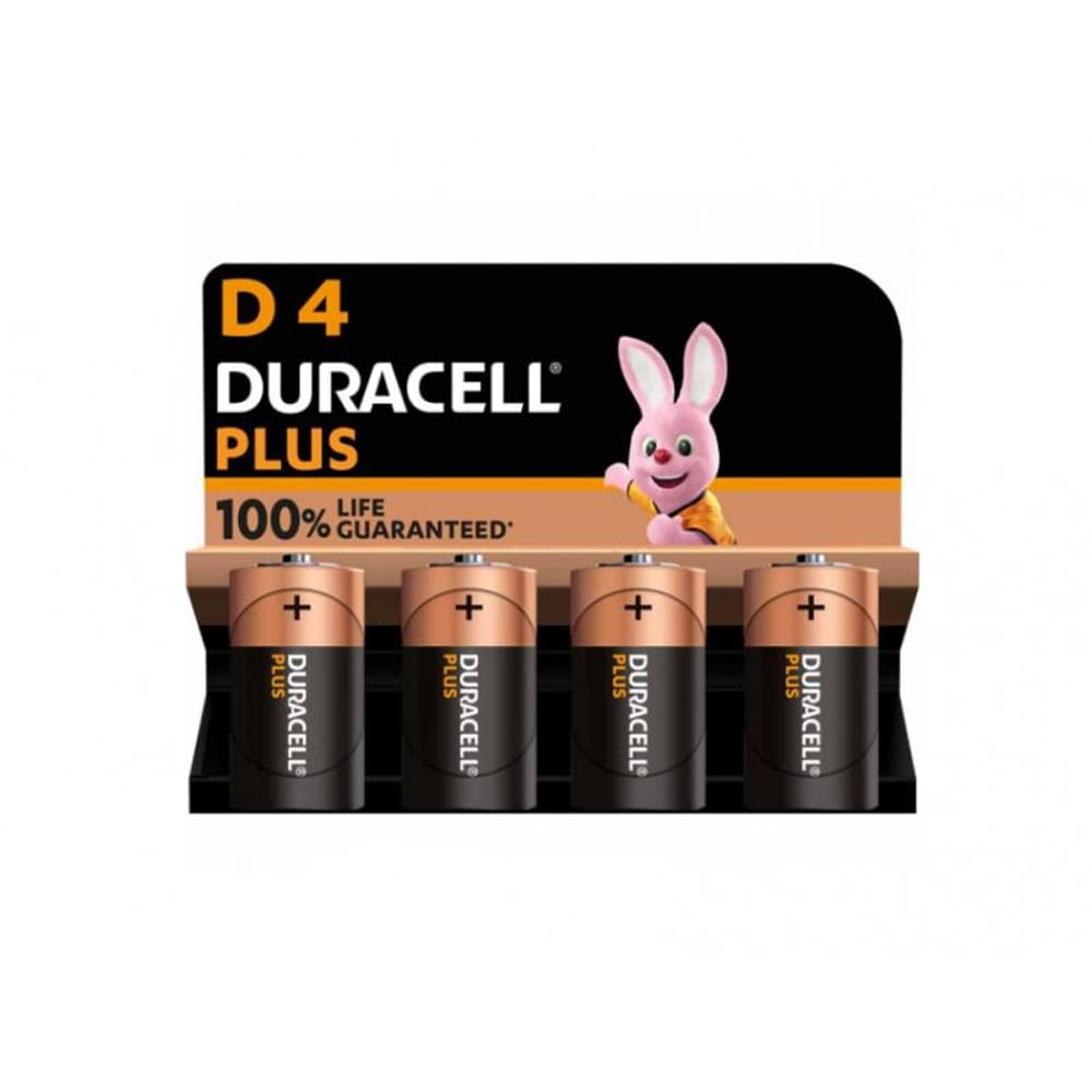 Duracell Plus Extra Life MN1300/LR20 Mono D 4-pack