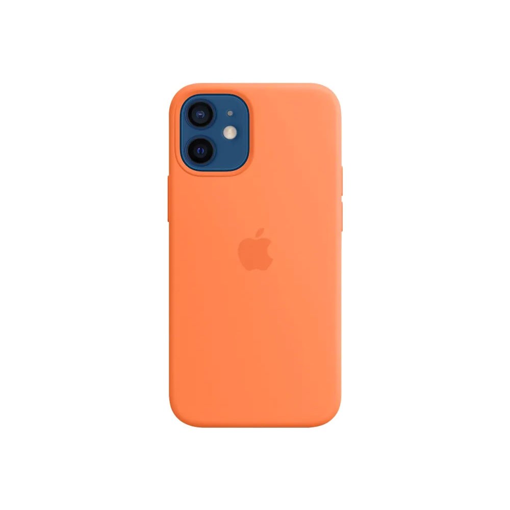 Silikonskal med MagSafe till iPhone 12 Mini Orange